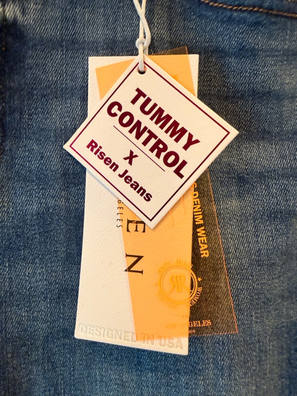 Risen High Rise Crop Jeans | Wide Leg | Medium Wash | NWT | Size 13/31 - Picture 3 of 5